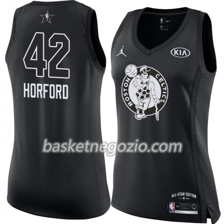 Canotte Donne Boston Celtics Al Horford 42 2018 All Star Jordan Brand Nero Swingman